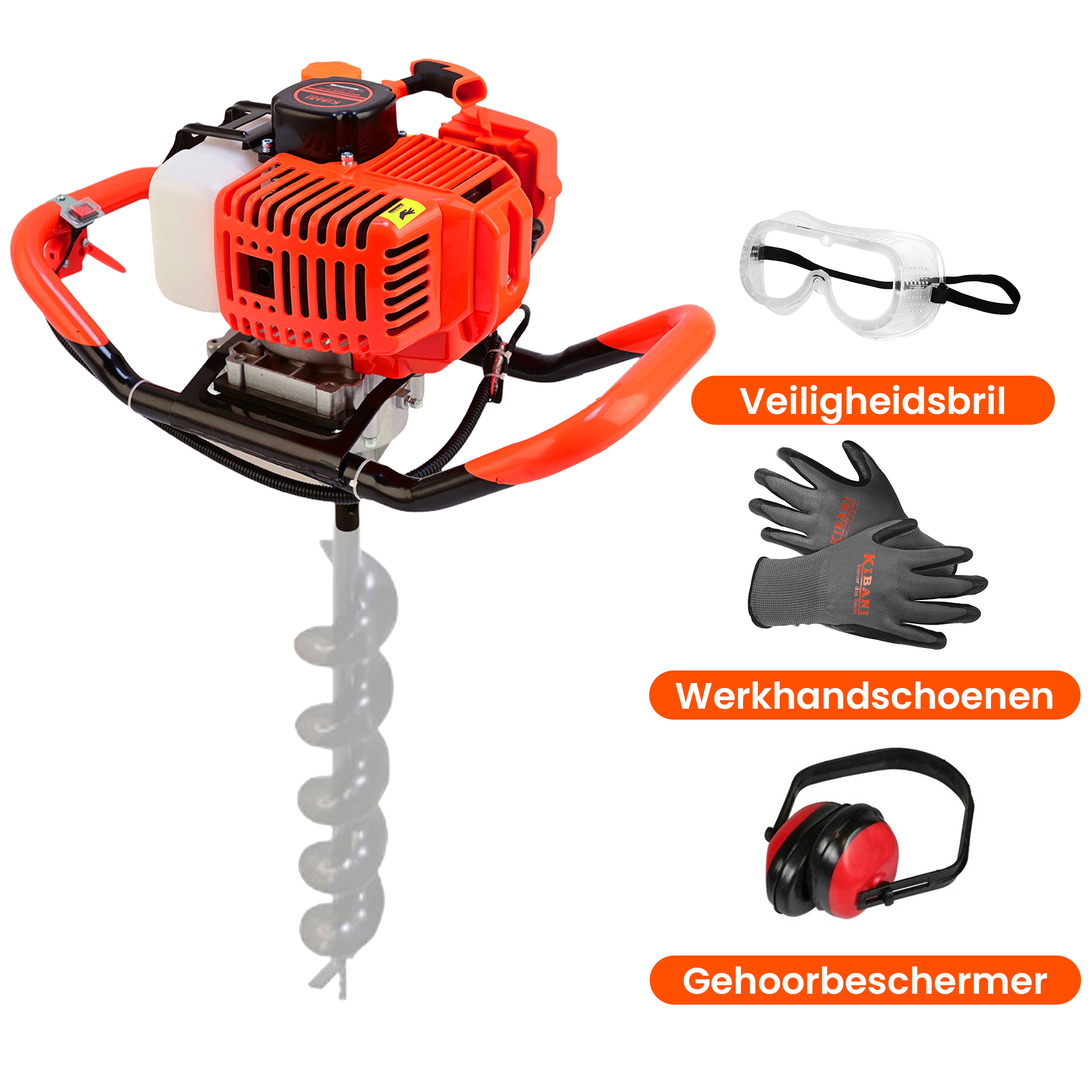 Kibani grondboor 52 cc