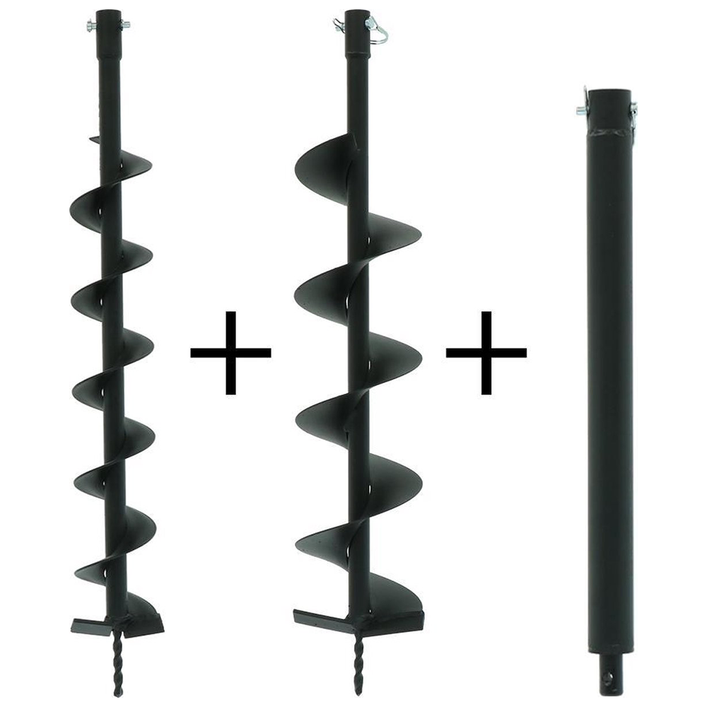Kibani grondboren 100 mm + 150 mm + verlengstuk