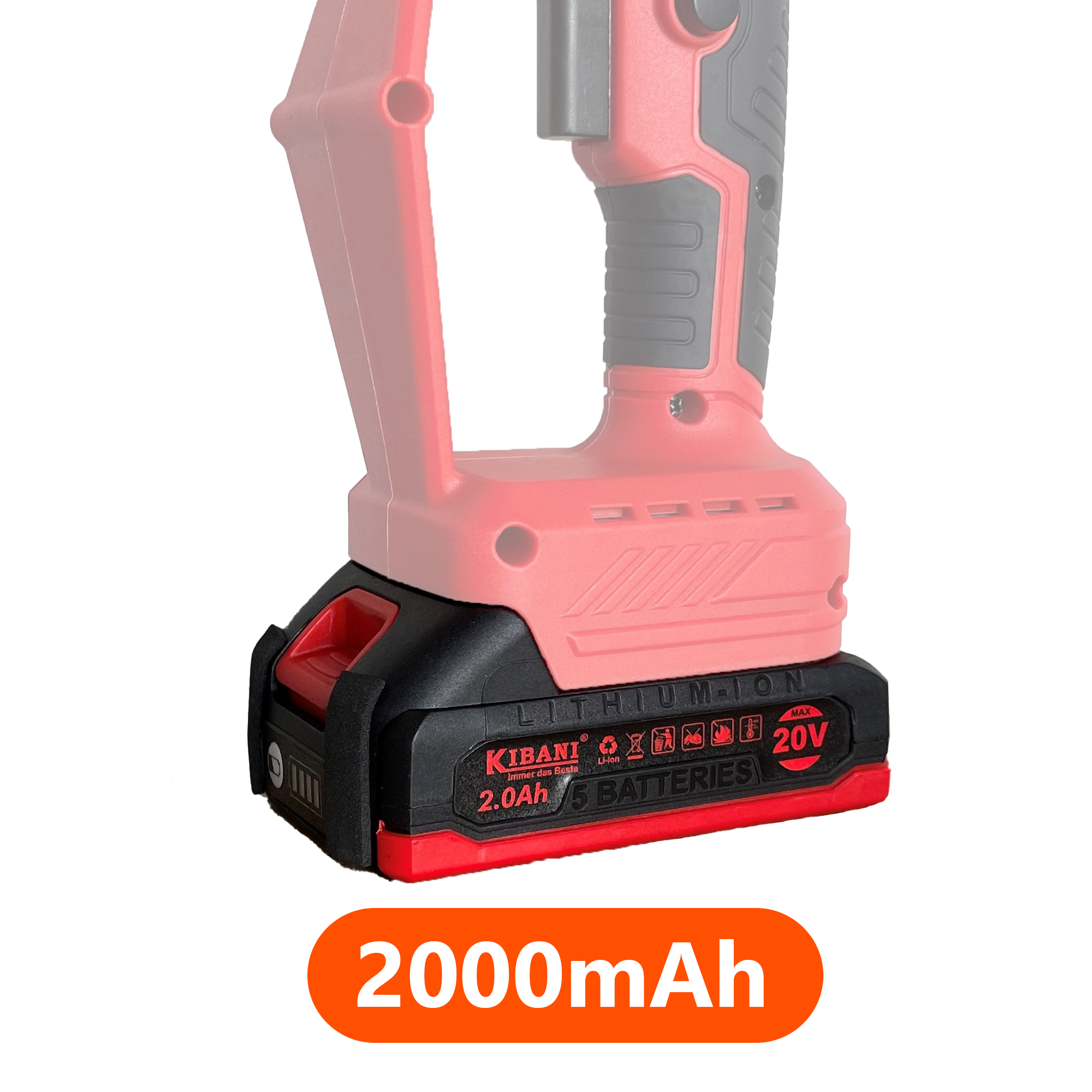 Kibani Losse Accu voor Takkenzaag