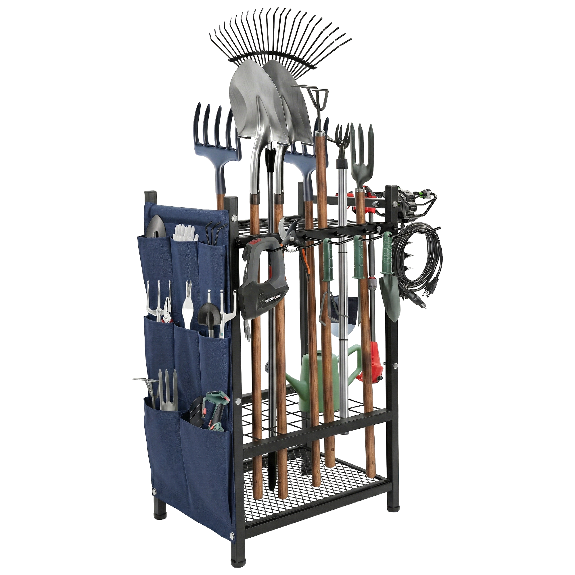 Tuingereedschap opbergsysteem